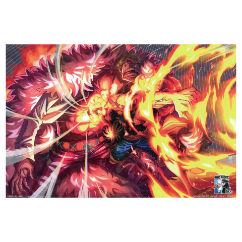 Shikishi One Piece Luffy & Doflamingo 25th Anniversary Bandai Ichiban Kuji - comprar online