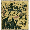 Shikishi Art One Piece the fierce men who gathered at the Dragon Piratas Bestias Bandai Ichiban Kuji