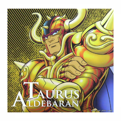 Shikishi Caballeros del Zodiaco Tauro Golden Saints Edition Bandai Ichiban Kuji