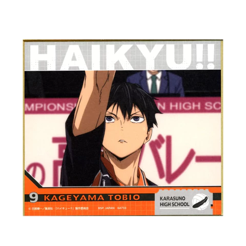 Shikishi Haikyu!! Tobio Kageyama Battle at the Garbage Dump 2 Bandai Ichiban Kuji - comprar online