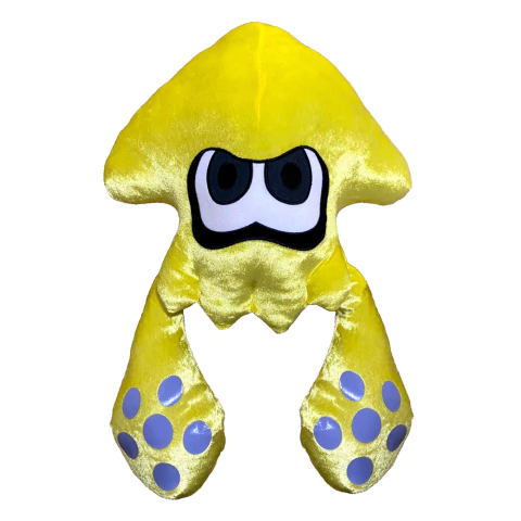 Peluche Splatoon 3 Calamar Amarillo 50cm Nintendo - comprar online