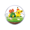 SIN CAJA Figura Pokemon Terrarium Collection Vol.6 Pikachu & Bellossom Re-Ment