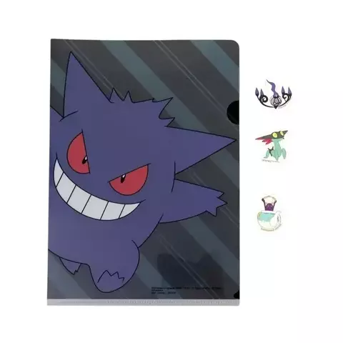 Carpeta + Stickers Pokemon Gengar Type:Ghost Ichiban Kuji Bandai - comprar online