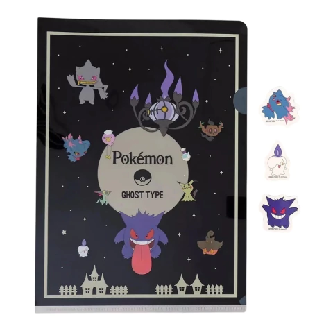 Carpeta + Stickers Pokemon Ghost Type Type:Ghost Ichiban Kuji Bandai - comprar online
