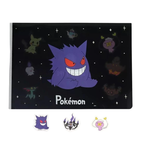 Carpeta + Stickers Pokemon Gengar Type:Ghost Ichiban Kuji Bandai - comprar online