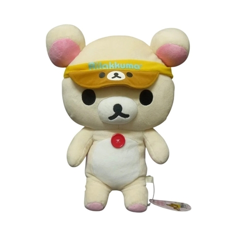 Peluche Rilakkuma Korilakkuma 32cm Lazy sun visor System Services 2009