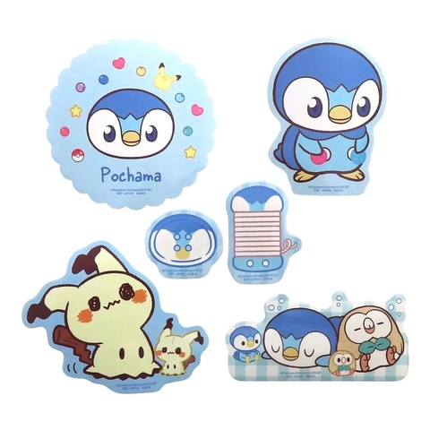 Set de Stickers Pokemon Piplup PokePeace Ichiban Kuji Bandai - comprar online