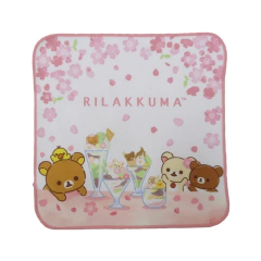 Toalla Rilakkuma Sakura Cafe Bandai Ichiban Kuji - comprar online