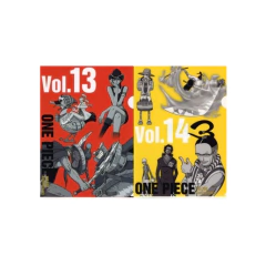 Set 2 Carpetas One Piece Vol.100 Anniversary Vol. 13 y 14 Bandai Ichiban Kuji