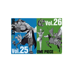 Set 2 Carpetas One Piece Vol.100 Anniversary Vol. 25 y 26 Bandai Ichiban Kuji