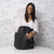 Mochila Maternal Justina negro - Las Floritas