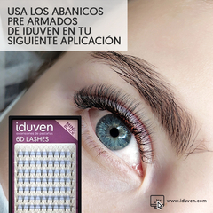 Abanicos prearmados Extensiones de pestañas 6D - Extensiones de pestañas Iduven