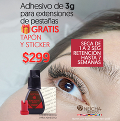 Adhesivo para extensiones de pestañas Black de Neicha 3g Promo - comprar en línea