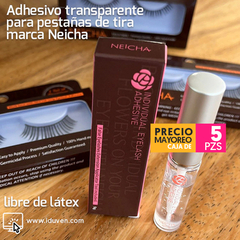 Adhesivo para pestañas de tira - Mayoreo 5pzs