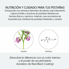 Tinte Semi Permanente para Pestañas Lifting Real Black Coating - Extensiones de pestañas Iduven