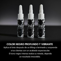 Tinte Semi Permanente para Pestañas Lifting Real Black Coating