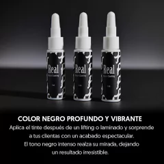 Tinte Semi Permanente para Pestañas Lifting Real Black Coating - Extensiones de pestañas Iduven