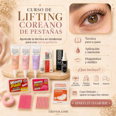 Curso de Lifting de pestañas coreano Presencial