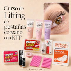 Curso de Lifting de pestañas coreano Presencial en internet