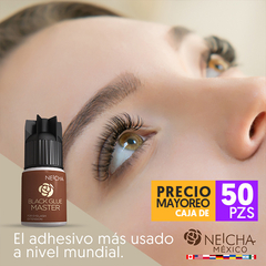 Adhesivo Master Extensiones de Pestañas - Mayoreo 50 pzs