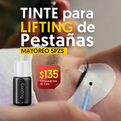 Tinte para pestañas Coating - Mayoreo 5 pzs