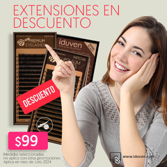 Extensiones de pestañas en descuento