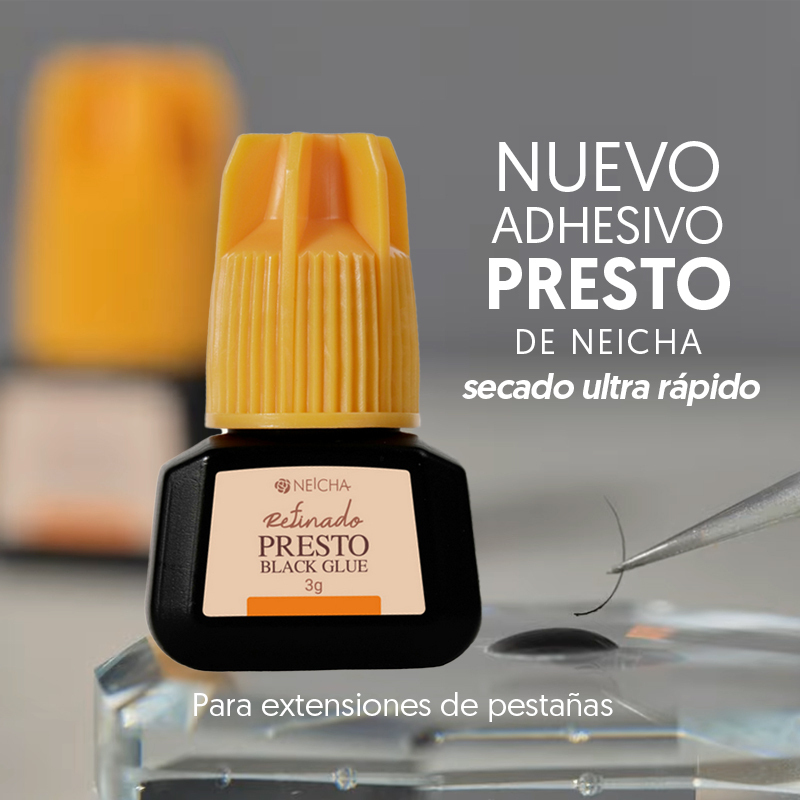 Adhesivo para extensiones de pestañas ultra rapido