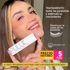 Tratamiento para pestañas Puluk Lashes Regenerador de Pestañas - Mayoreo 5 pzs