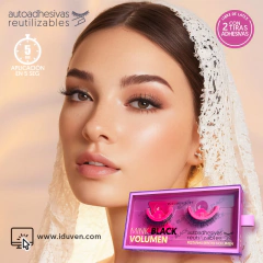 Pestañas autoadhesivas reutilizables Volumen Paquete - Extensiones de pestañas Iduven