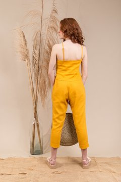 Calça alfaiataria linho