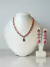 CONJUNTO FOLHEADO GOTA ZIRCÔNIAS
