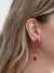 CONJUNTO FOLHEADO GOTA ZIRCÔNIAS - Ouromil Joias Online