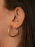 BRINCO FOLHEADO A OURO 18K ARGOLA TUBO 3MM M - comprar online