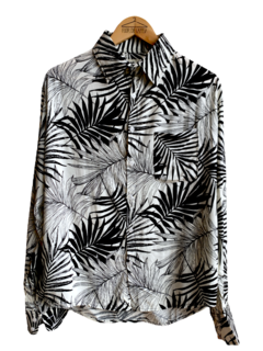 CAMISA SELVA BLANCA MANGA LARGA