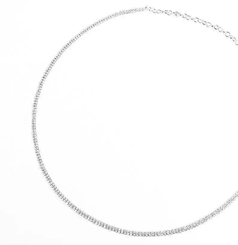 Collar con cristales pequeños