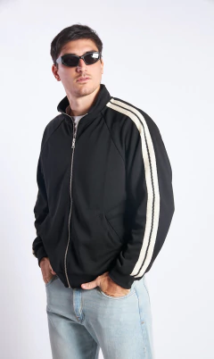 Dennis track jacket - Black - tienda online
