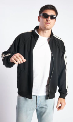 Dennis track jacket - Black - comprar online