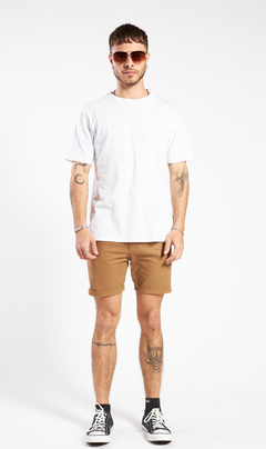 Bermudas Gabardina - Camel (Slim fit) - Mohammed