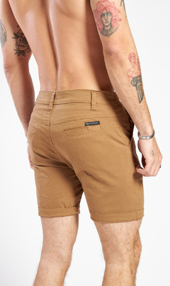 Bermudas Gabardina - Camel (Slim fit) - buy online