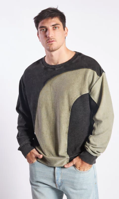 Buzo cuello redondo - Acid wash army - (copia) - buy online