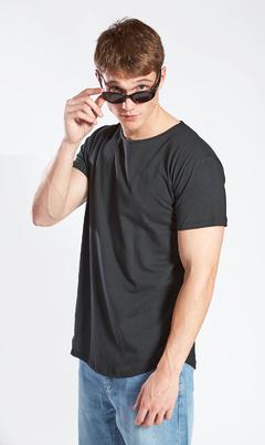 Maxi Tshirt- Black (Slim fit) - Mohammed