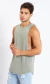Musculosa Mike - Olive melange - Mohammed