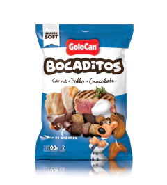 Bocaditos Carne Pollo y Chocolate Golocan - comprar online