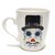 Taza cónica calavera bigote en internet
