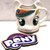 Set Pony: Taza Blanca + Posataza letra