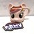 Set Pony: Taza Rosa claro + Posataza letra