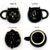 Imagen de Taza gato negro orejas Chefalú