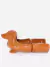 Copetinero Adorno Maceta Tres Piezas Perro Salchicha - tienda online