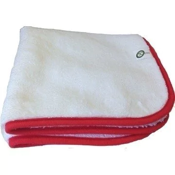 Kers Microfibra 40x40 1000GSM - Branca Plush Soft Coelho
