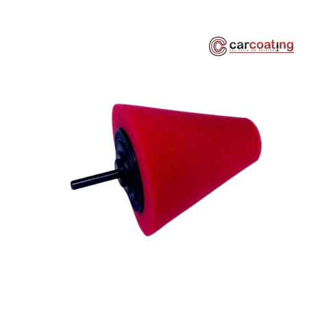 Sigma Tools Cone de Espuma Vermelha Para Polimento de Rodas e Cantos Macia